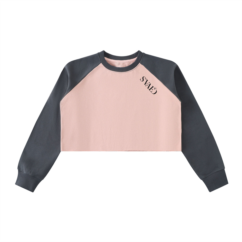 S’VAÉD - "Off Centered" Crop Sweatshirt