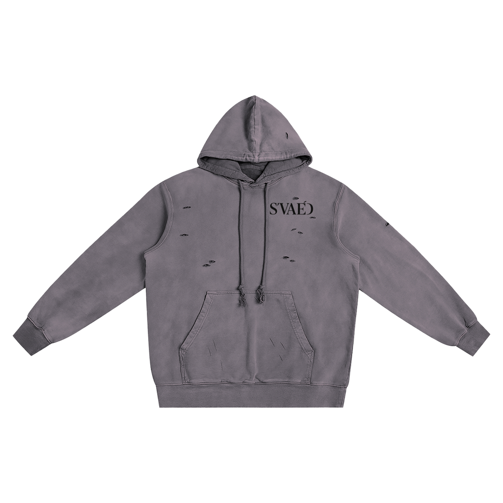 "Kode" of Honor - Distressed Vintage Wash Hoodie