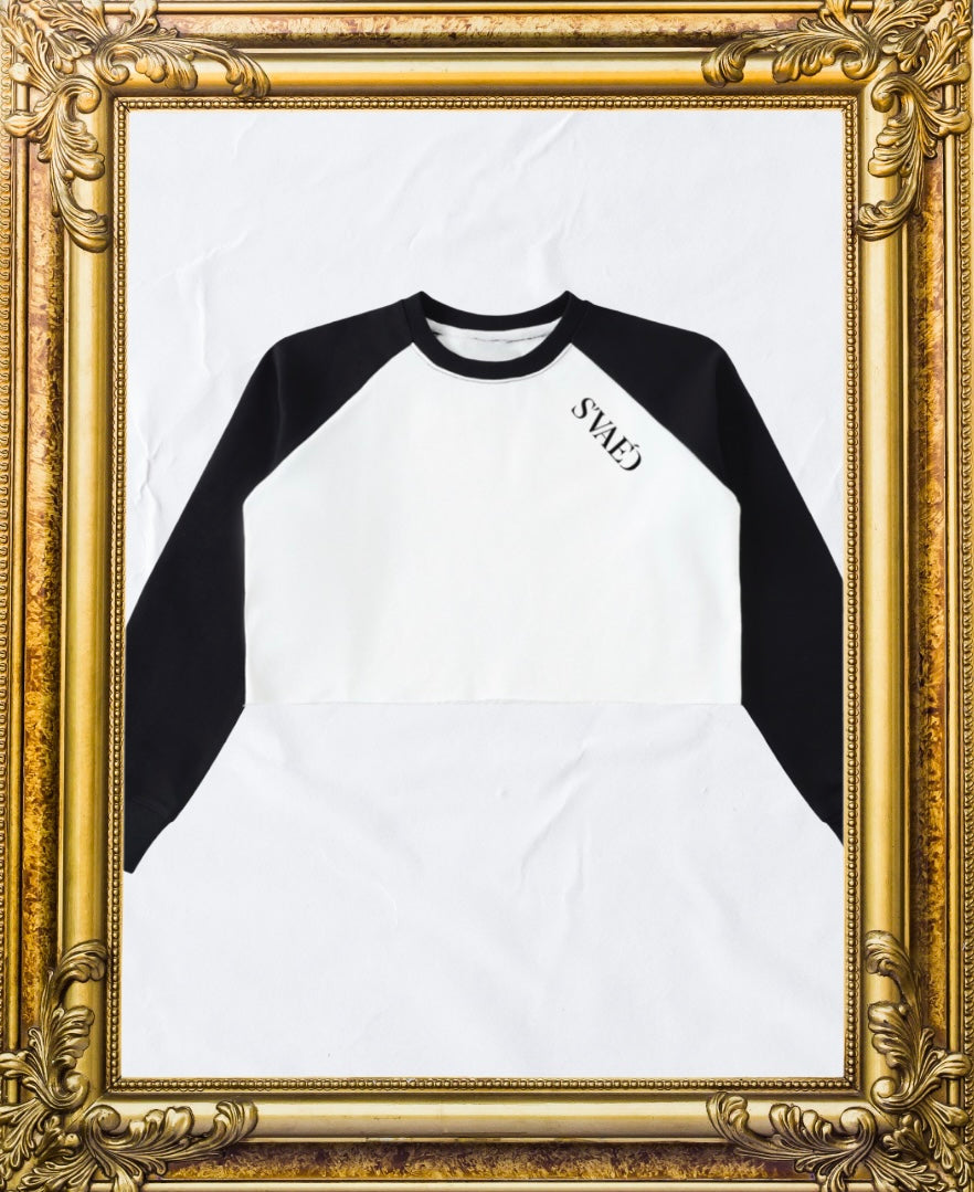 S’VAÉD - "Off Centered" Crop Sweatshirt