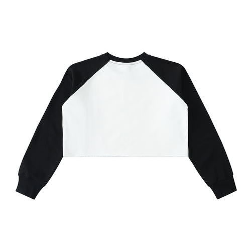 S’VAÉD - "Off Centered" Crop Sweatshirt
